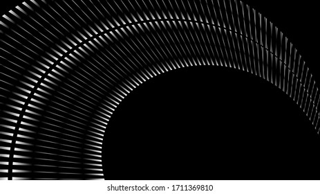 Grey line on black. Minimal design. Cover design template, business flyer layout, wallpaper