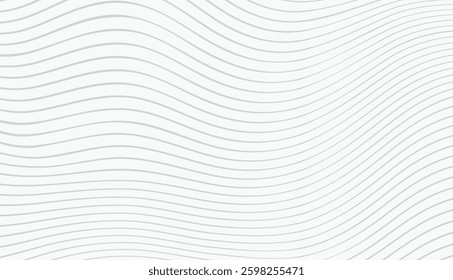 grey lines wavy abstract background
