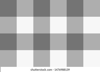 Grey Lumberjack Buffalo plaid, Gingham, tartan fabric pattern 