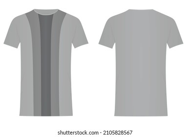 Grey man t shirt line pattern. vector illustration