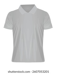 Grey man t shirt. vector illustration