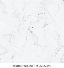 Grey Marble Floor Pattern. Light Alcohol Ink Repeat. Light Elegant Grunge. Light Marble Background. White Rock Wall. White Water Color Background. Vector Seamless Painting. Grey Abstract Watercolor.