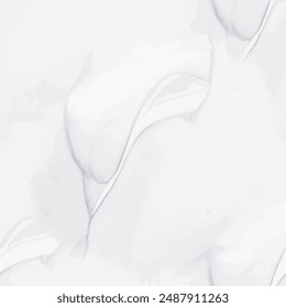 Grey Marble Paint Pattern. Light Marble Background. Grey Alcohol Ink Watercolor. White Water Color Marble. White Tile Stone. Modern Abstract Painting. Light Elegant Granite. Light Gradient Watercolor.