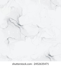 Patrón de pintura de mármol gris. Mármol color agua gris. Acuarela blanca sin costuras. Pintura moderna sin costuras. Fondo De Mármol Claro. Piedra de Rock blanco. Patrón elegante gris. Fondo De Tinta De Alcohol Claro.