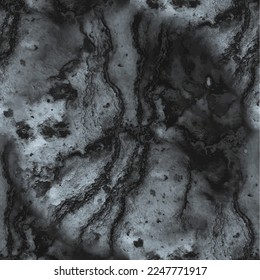 Grey Marble Pattern. Black Elegant Splash. Gray Rock Floor. Gray Marble Background. Slab Alcohol Ink Marble Slate. Modern Seamless Template. Metal Water Color Watercolor. Grey Gradient Watercolor.