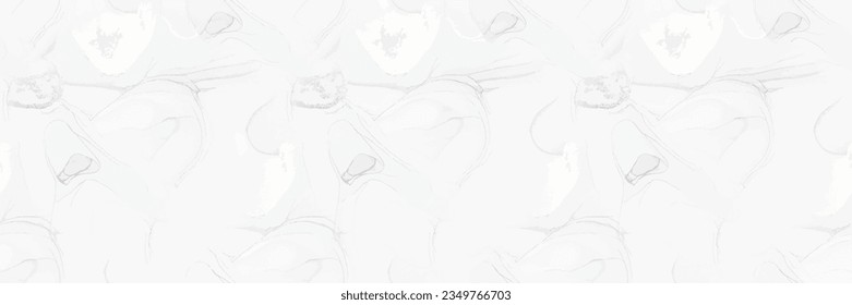 Grey Marble Texture. Light Abstract Watercolor. Grey Vector Grunge. White Tile Slate. White Alcohol Ink Splash Paint. Vector Seamless Painting. Light Marble Background. Grey Water Color Watercolor.
