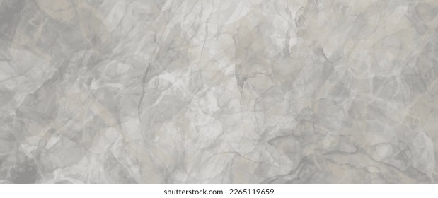 Grey marble vector texture background for cover design, poster, cover, banner, flyer, card. Grey and beige stone texture. Hand-drawn luxury illustration for design interior. Granite. Tile. Floor. Wall