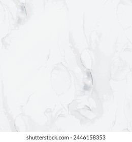 Grey Marble Wall Texture. Vector Abstract Painting. Light Marble Background. White Alcohol Ink Background. Fluid Vector Granite. Light Abstract Watercolor. Grey Water Color Marble. White Tile Floor.