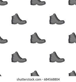 Grey men shoes oxfords. Casual shoes for autumn and spring .Different shoes single icon in cartoon style vector symbol stock illustration.