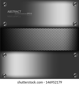 grey metal background texture pattern for text and message dimension overlap design eps10