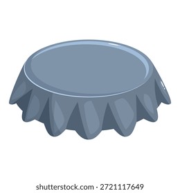Cápsula da coroa de metal cinzento isolada sobre fundo branco