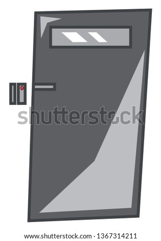 Similar – Image, Stock Photo button Industry Door