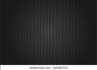 Grey Metal Grill Texture Vector Background Stock Vector (Royalty Free ...