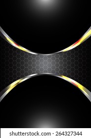 grey metal net vector background