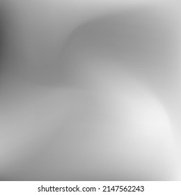 El Metálico Gris Calma Fondo Oscuro. Fondo de gradiente dinámico de aluminio líquido diluido claro. Malla Monocromática Monocromática De Onda Monocromática De Agua. Textura borrosa de curva suave de plata cielo.