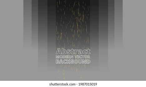 Grey metallic golden glitter motion 3d art deco elegant realistic geometric abstract modern vector background techno, luxury strong design for banner decoration, shiny sparkles creative pattern
