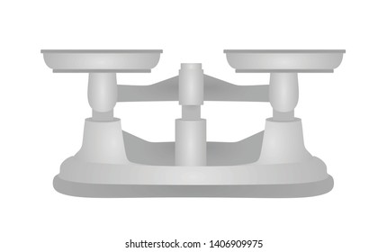 Grey metallic scale. vector illustration