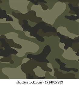 grey military camouflage vector seamless pattern