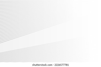 Grey minimal geometric lines tech abstract background. Vector design