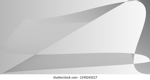 Malla digital de gradiente gris de plata mínima. Las Capas De Aluminio Futuristas Gris Suave Superficie. Tecnología Dinámica Fondo Monocromático Borroso. Ilustración De Forma Metálica Moderna Fluida.