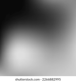 Grey Minimal Smooth Metallic Smooth Surface. Dark Black Watercolor Liquid Gradient Background. Digital Vector Trendy Silver Blurry Wallpaper. Monochrome Aluminium Empty White Gradient Mesh.