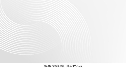 Grey modern background with circle elements. Digital technology concept abstract modern