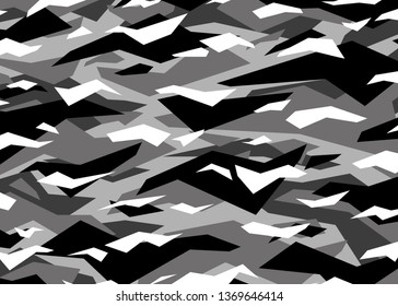 Grey modern camouflage pattern. vector background illustration for fashion, surface design for web, home decor, fashion, surface, graphic design