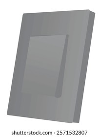 Grey  mono switch. vector illustration
