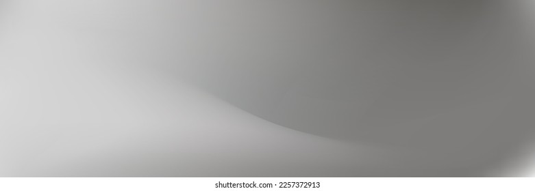 Grey Monochrom Smog Cloudy Wavy Gradient Backdrop. White Light Flow Blurry Cloud Water Smooth Surface. Curve Weather Liquid Sky Smoke Gradient Mesh. Silver Gray Pastel Metal Smooth Fluid Wallpaper.