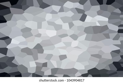 Grey mosaic. Gray and white halftone effect. Abstract grey tile. Pixel gray pattern background for design. monochrome grunge texture. Silver vintage background. Vector illustration.