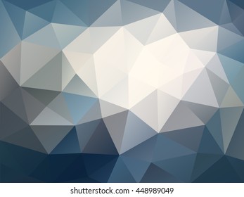 Grey mosaic polygonal background