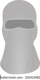 Grey motorcycle cap. vector illustration