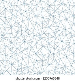 Grey network web texture vector seamless pattern. Great for space inspired wallpaper, backgrounds, invitations, packaging design projects. Surface pattern design.