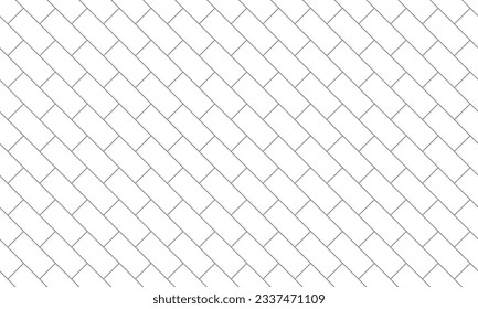 Grey oblique rectangle geometric seamless pattern. Vector Repeating Texture.