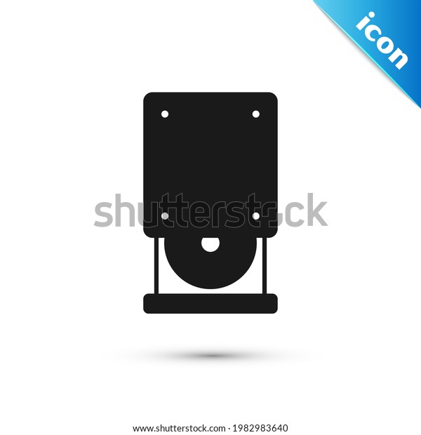 Grey\
Optical disc drive icon isolated on white background. CD DVD laptop\
tray drive for read and write data disc. \
Vector