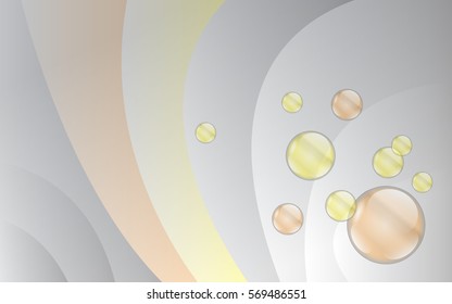 Grey, orange, and yellow abstract background, vector illustration.