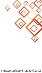 Grey Ornament Modern Vector Background. Contemporary Rectangular Backdrop. Yellow Digital Illustration. Light Shape Cover.