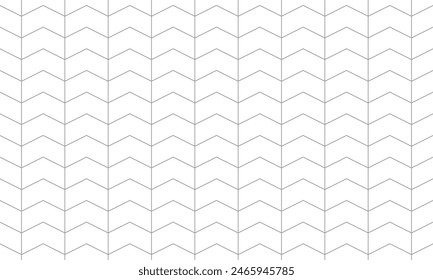 Grey outline arrow seamless pattern. Vector Repeating Texture.