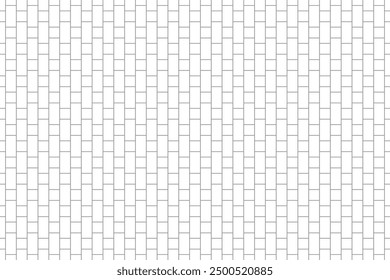 Grey outline squares and rectangles seamless pattern . Vector Repeating Texture.
