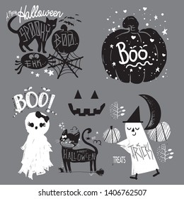 Grey Owl Illustration for t-shirt print, text can put below the pic, on the ribbon