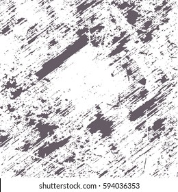 grey paint smeared. white background. grunge texture. vector illustration