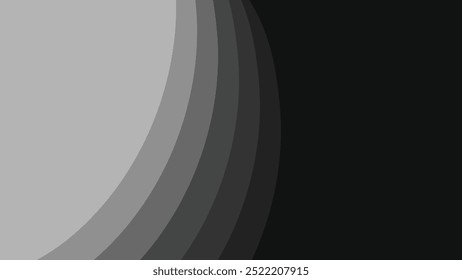 Imagen de Vector de fondo abstracto de corte de papel gris