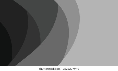 Grey paper cut abstract background vector image