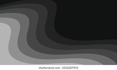 Grey paper cut abstract background vector image