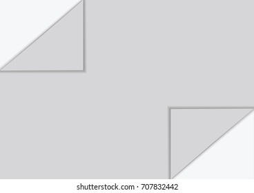 Grey paper folding background texture 