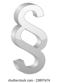 Grey paragraph symbol. Vector illustration.