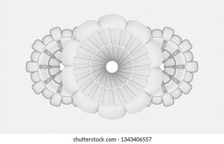 Grey passport money rosette