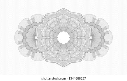 Grey passport rosette