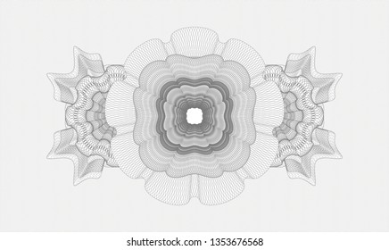 Grey passport rosette