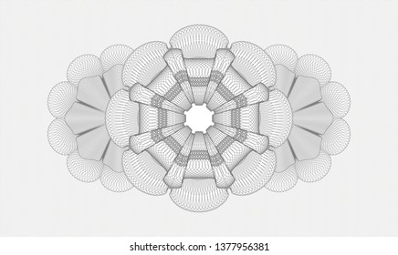 Grey passport rosette
